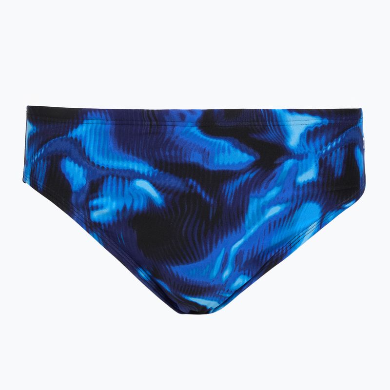 Slip da nuoto uomo TYR Durafast Elite Waveform Brief blue 5