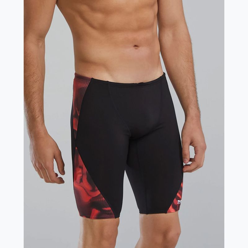 Jammer da nuoto uomo TYR Durafast Elite Waveform Blade Splice red 3