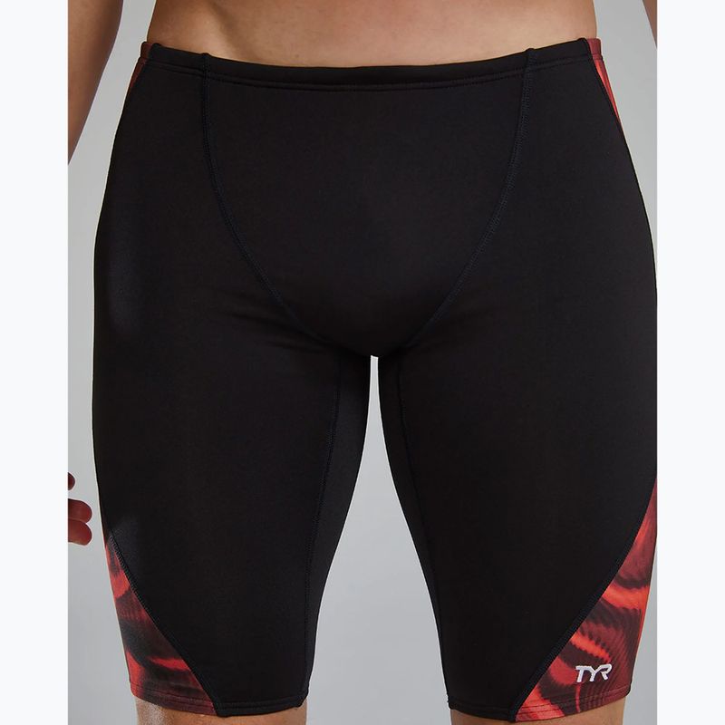 Jammer da nuoto uomo TYR Durafast Elite Waveform Blade Splice red 5
