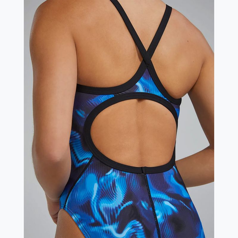 Costume da nuoto intero da donna TYR Durafast Elite Waveform Diamondfit blue 10