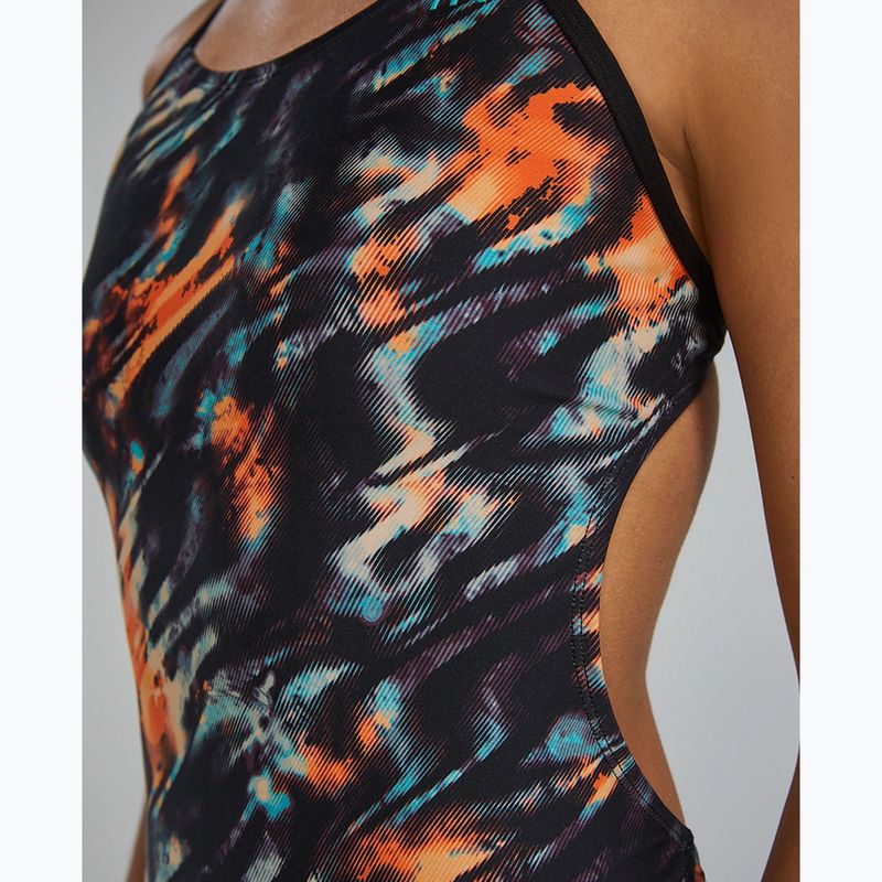 Costume intero da donna Tyr Durafast Elite Validus Cutoutfit arancio/acqua/nero 8