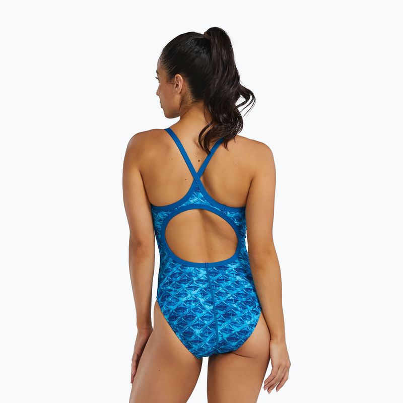 Costume intero donna Tyr Durafast Elite Oceanid Diamondfit azzurro/acqua 2