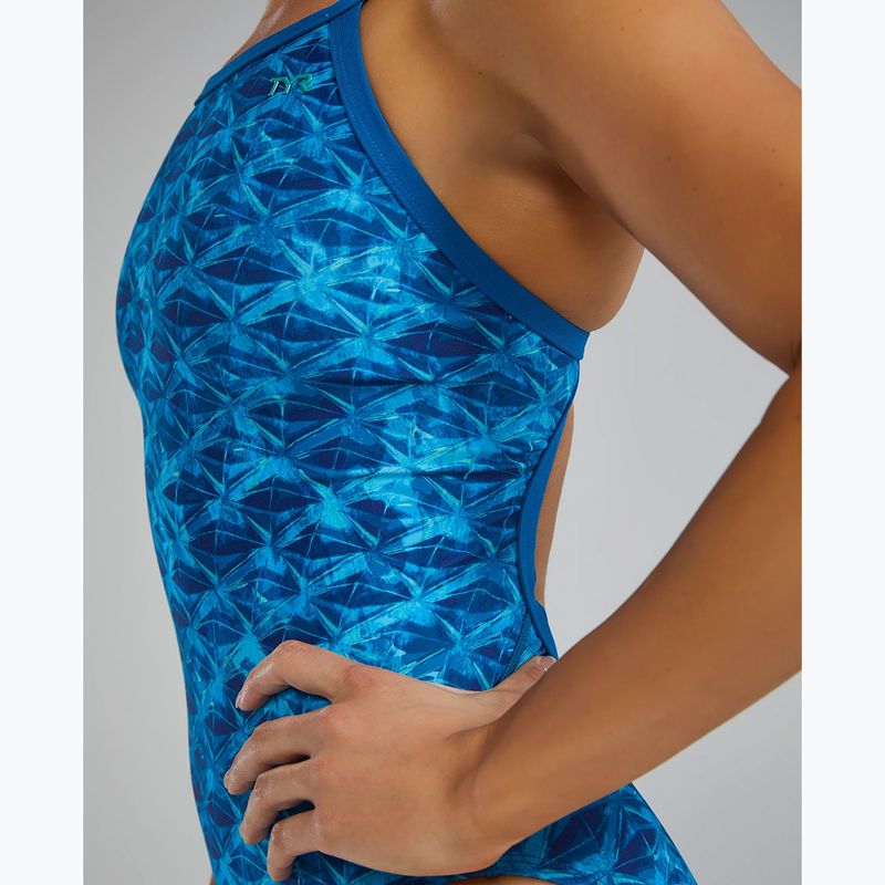 Costume intero donna Tyr Durafast Elite Oceanid Diamondfit azzurro/acqua 8