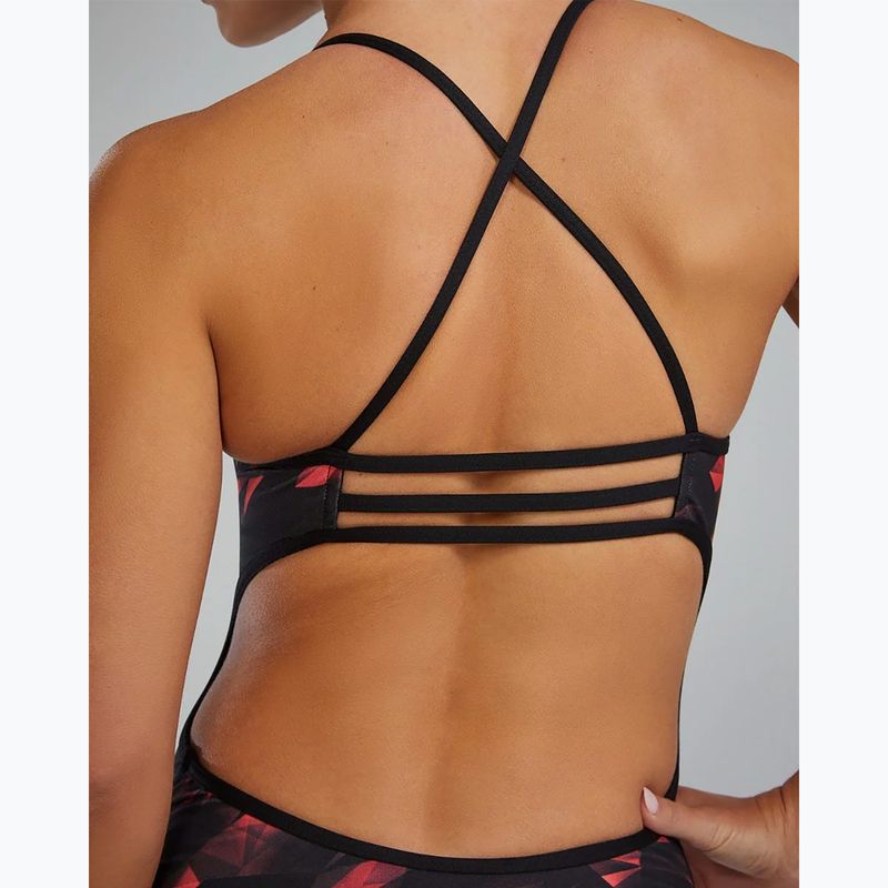 Costume da nuoto intero donna TYR Durafast Elite Triadic Trinityfit red 10