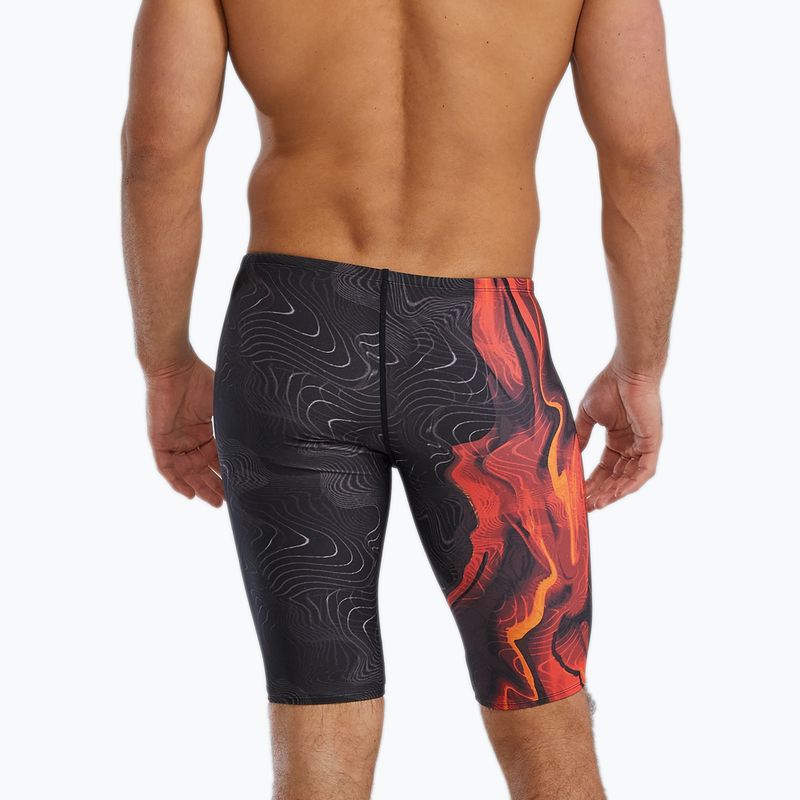 I martellatori del nuoto maschile Tyr Durafast Elite Firestorm fuoco metallico 2
