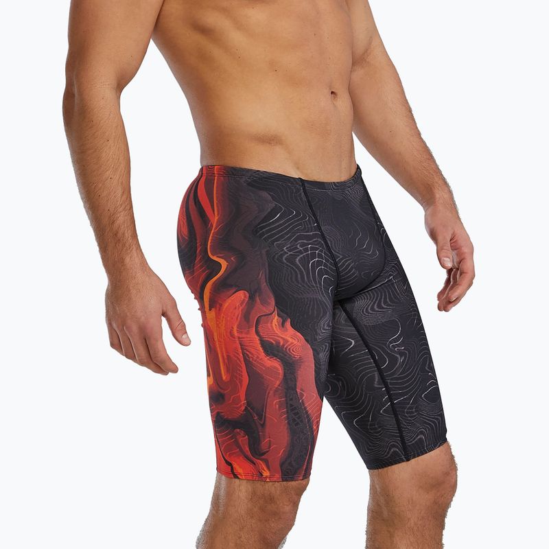 I martellatori del nuoto maschile Tyr Durafast Elite Firestorm fuoco metallico 4