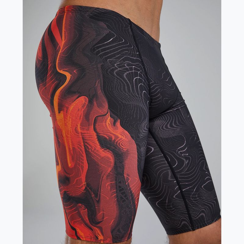 I martellatori del nuoto maschile Tyr Durafast Elite Firestorm fuoco metallico 8