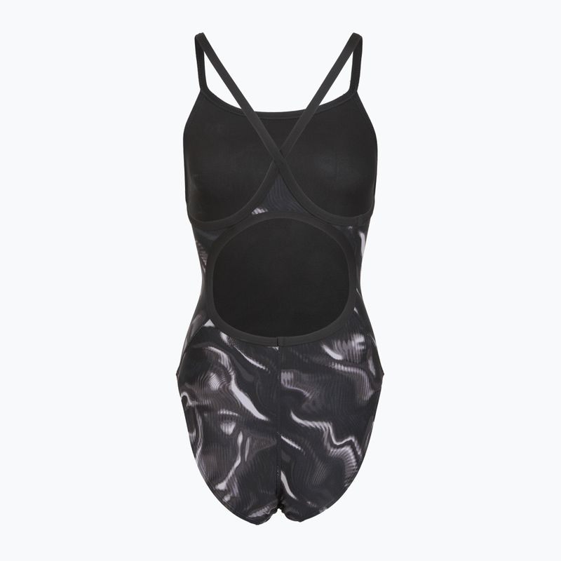 Costume da bagno intero donna TYR Durafast Elite Waveform Diamondfit titanium 2