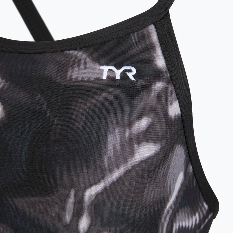 Costume da bagno intero donna TYR Durafast Elite Waveform Diamondfit titanium 3