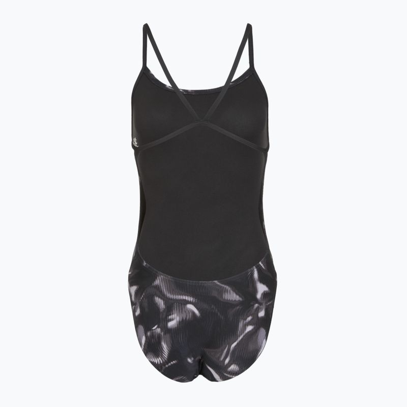 Costume intero da donna TYR Durafast Elite Waveform Cutoutfit titanium 2