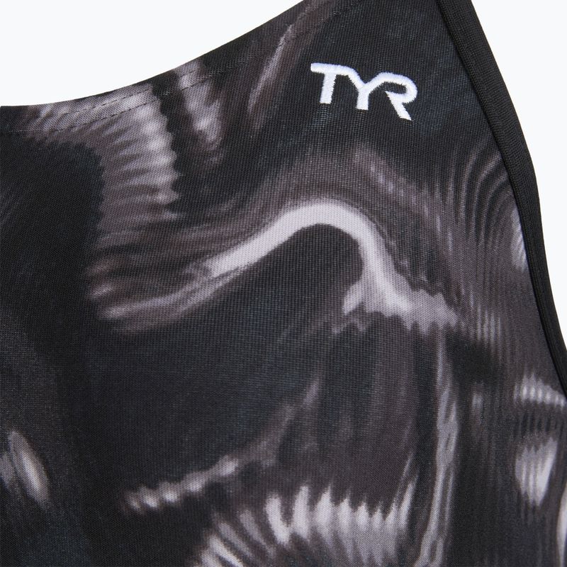 Costume intero da donna TYR Durafast Elite Waveform Cutoutfit titanium 3