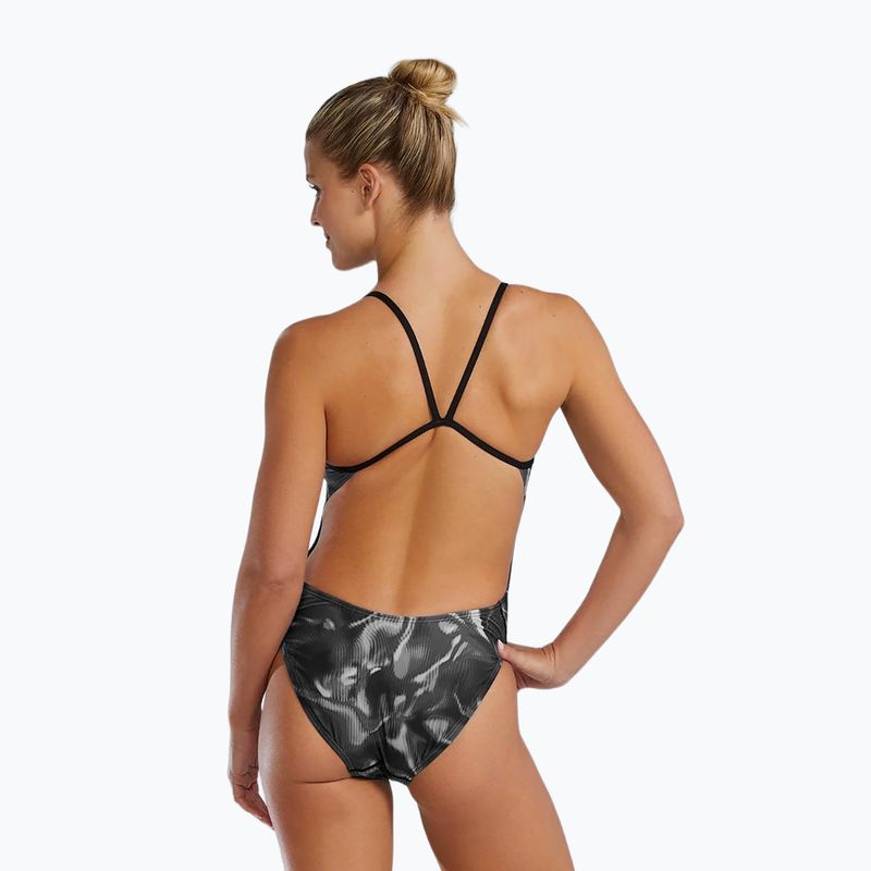 Costume intero da donna TYR Durafast Elite Waveform Cutoutfit titanium 5