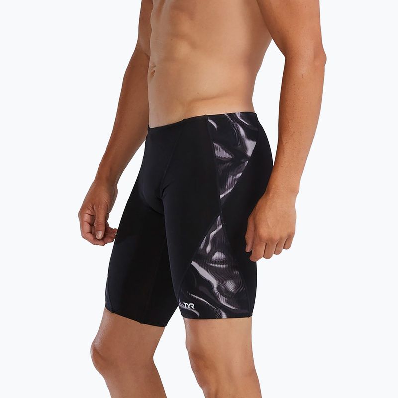 Jammer da nuoto uomo TYR Durafast Elite Waveform Blade Splice titanium 4