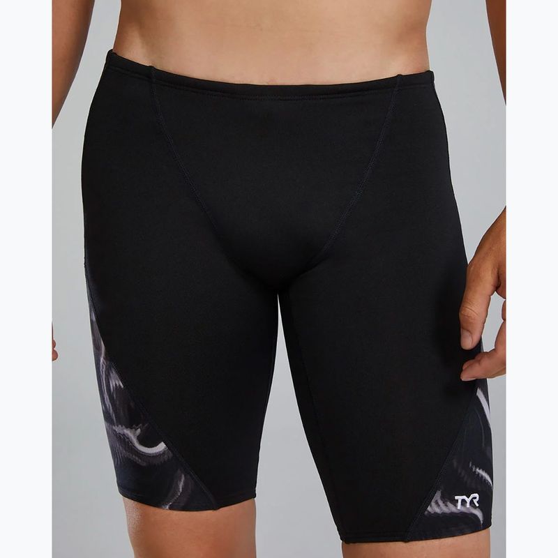 Jammer da nuoto uomo TYR Durafast Elite Waveform Blade Splice titanium 5