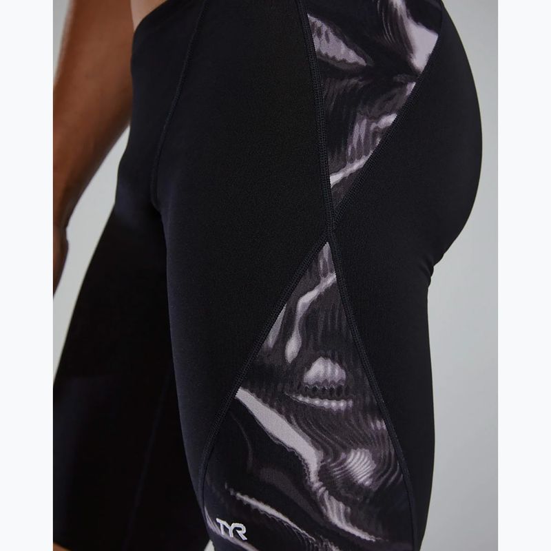 Jammer da nuoto uomo TYR Durafast Elite Waveform Blade Splice titanium 7