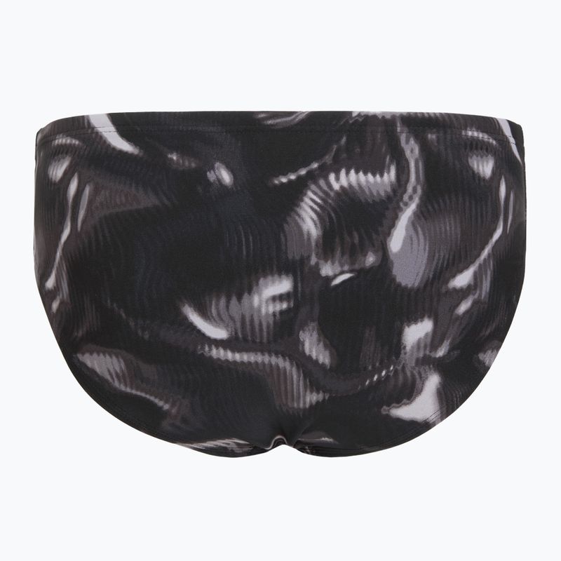 Slip da nuoto uomo TYR Durafast Elite Waveform Brief titanium 2