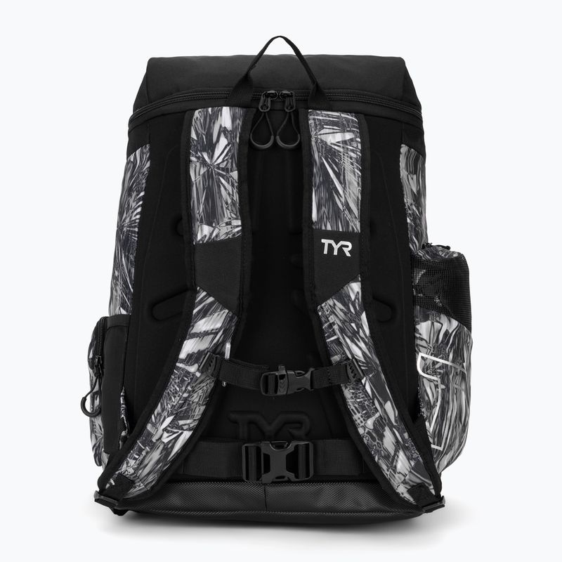 Zaino da nuoto TYR Alliance Printed 45 l titanium fragment 3