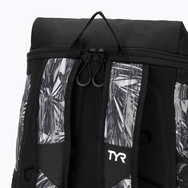 Zaino da nuoto TYR Alliance Printed 45 l titanium fragment 4