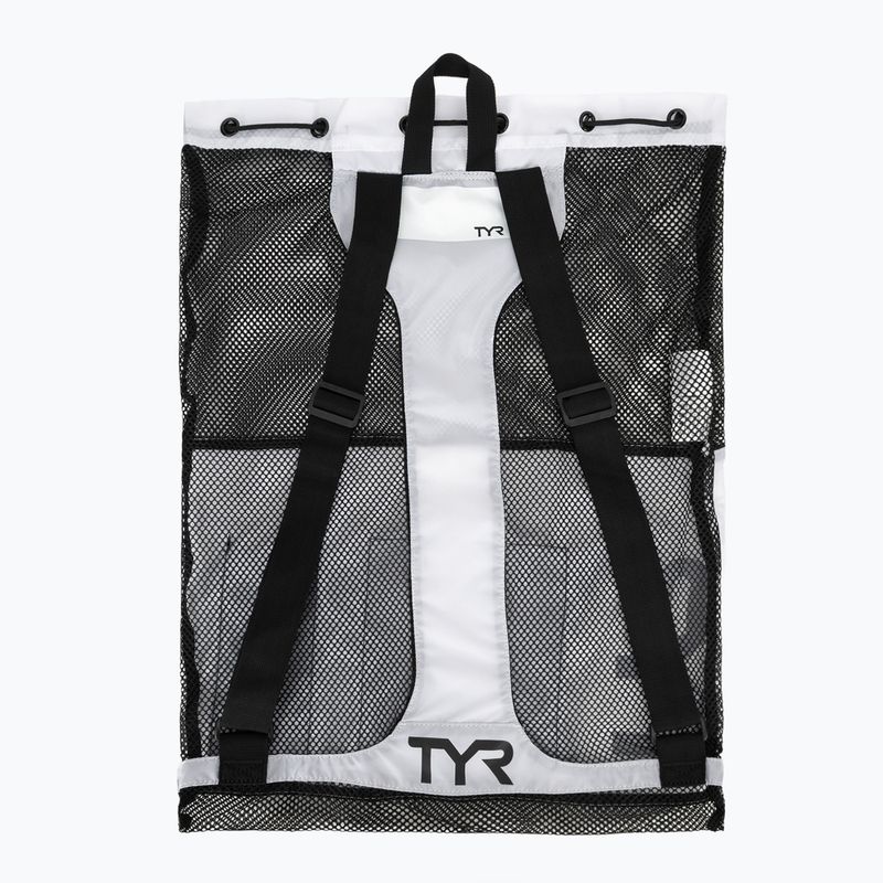 Borsa da nuoto TYR Big Mesh Mummy Bag 40 l white 2