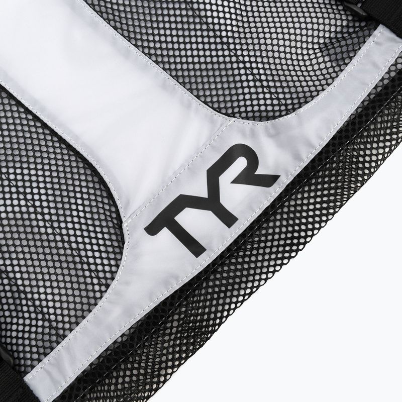 Borsa da nuoto TYR Big Mesh Mummy Bag 40 l white 3