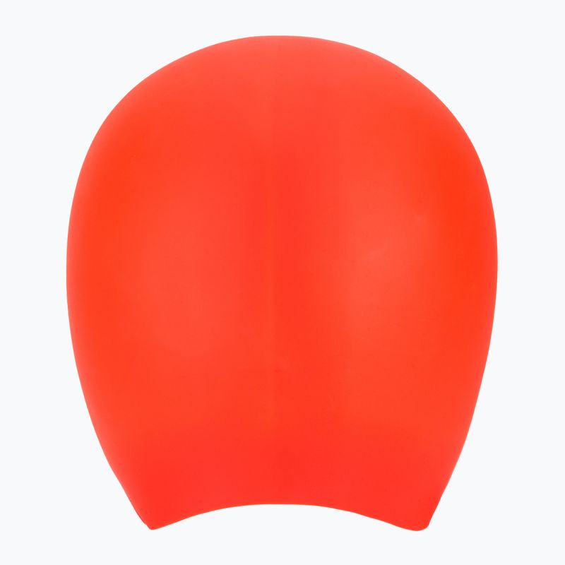 Cuffia da nuoto TYR Long Hair Wrinkle Free Silicone bright red 2