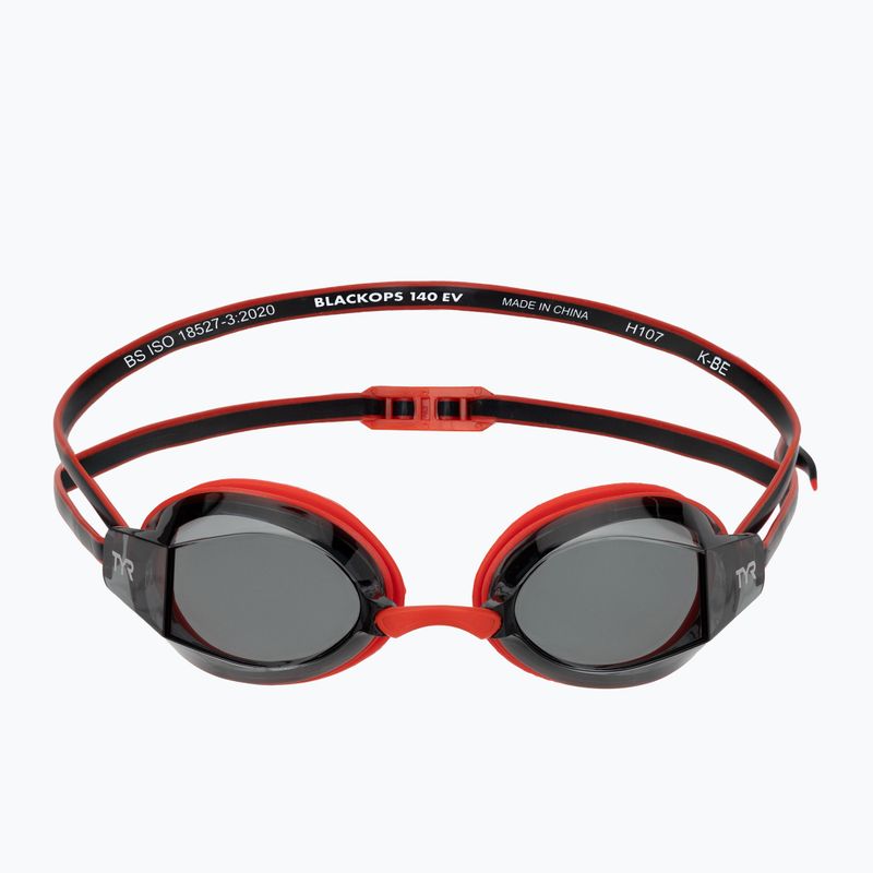 Occhialini da nuoto TYR Blackops 140 Ev Racing red/black 2