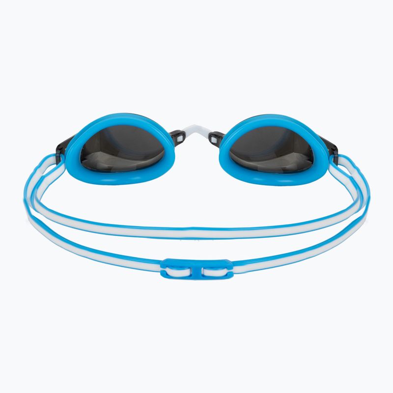 Occhialini da nuoto donna TYR Blackops 140 Ev Racing Mirrored blue/white 4