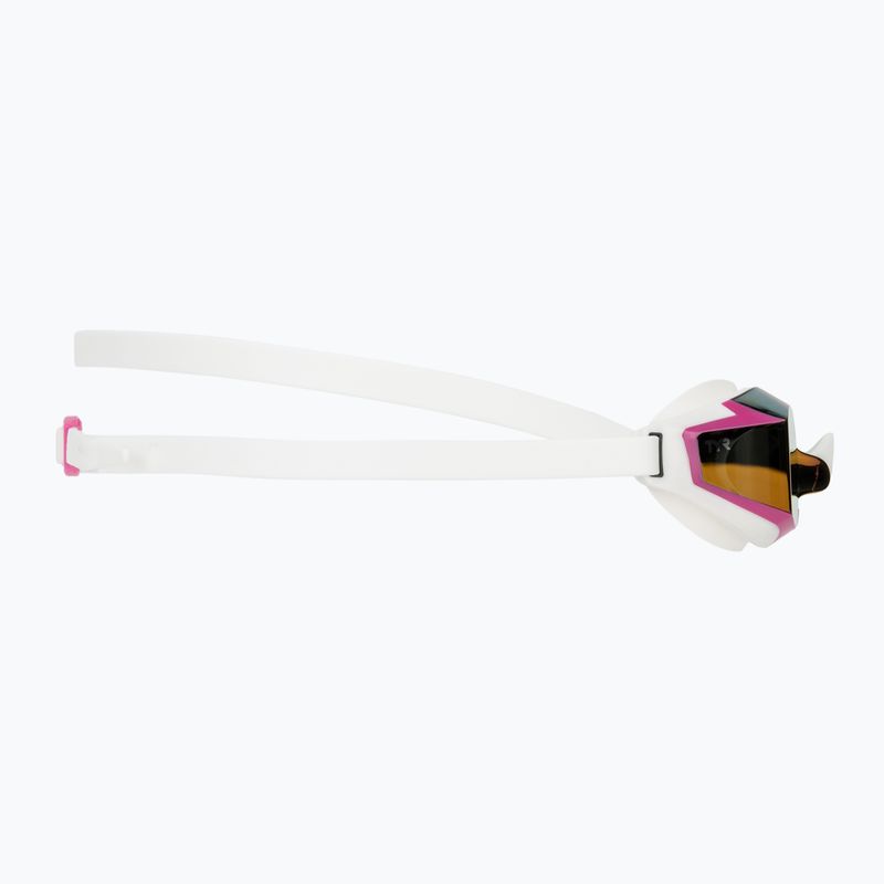 Occhialini da nuoto TYR Stealth-X Performance Mirrored pink/white 3