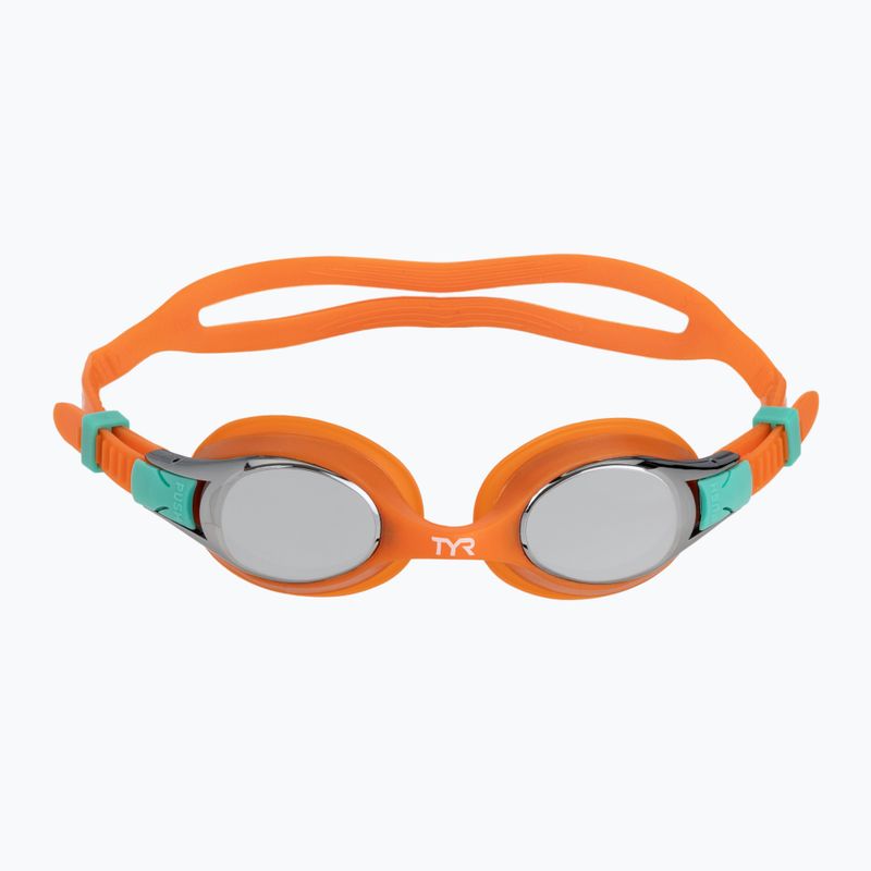 Occhialini da nuoto per bambini TYR Swimple Metallized orange/multi 2