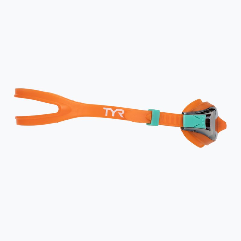 Occhialini da nuoto per bambini TYR Swimple Metallized orange/multi 3