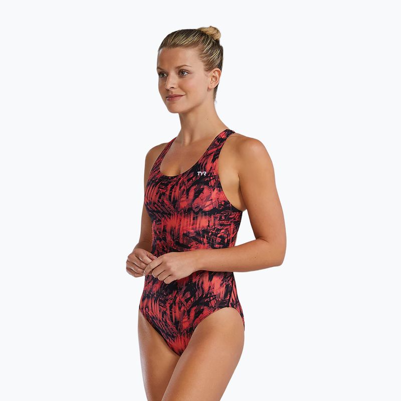 Costume da nuoto intero da donna TYR Durafast Lite Seismo Maxfit red 4