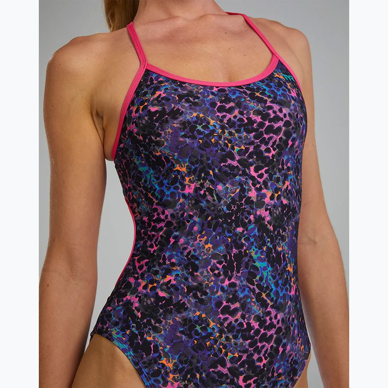 Costume da nuoto intero da donna TYR Durafast Elite Trinityfit petunia stipple 6