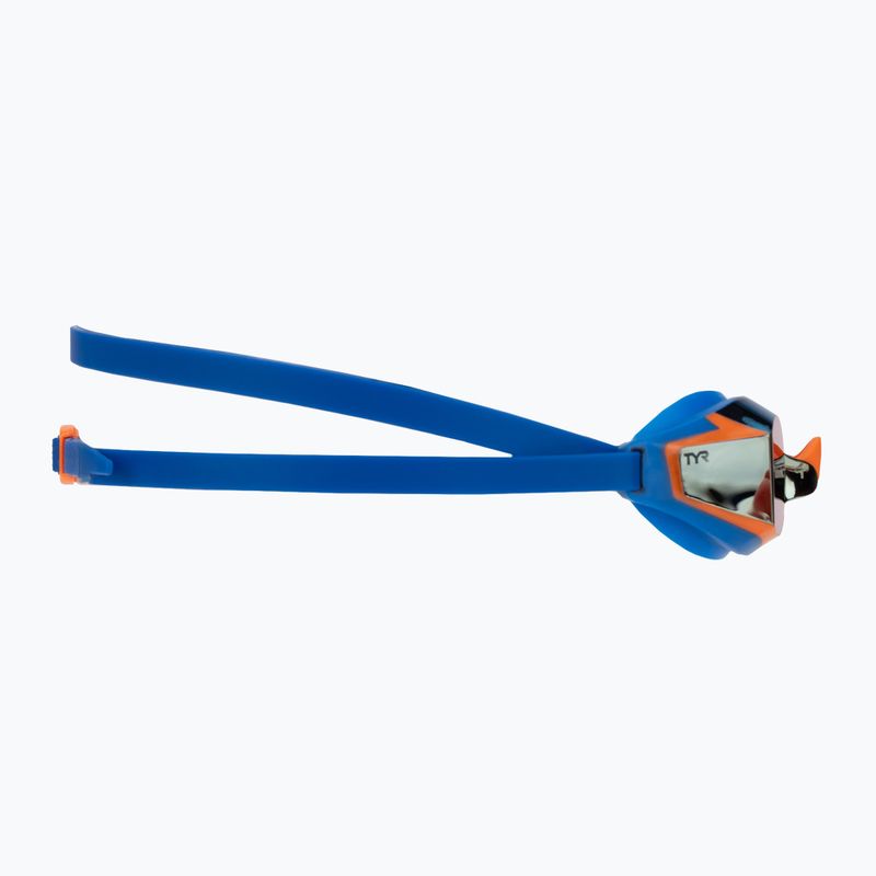 Occhialini da nuoto TYR Stealth-X Performance Mirrored navy/gold 3