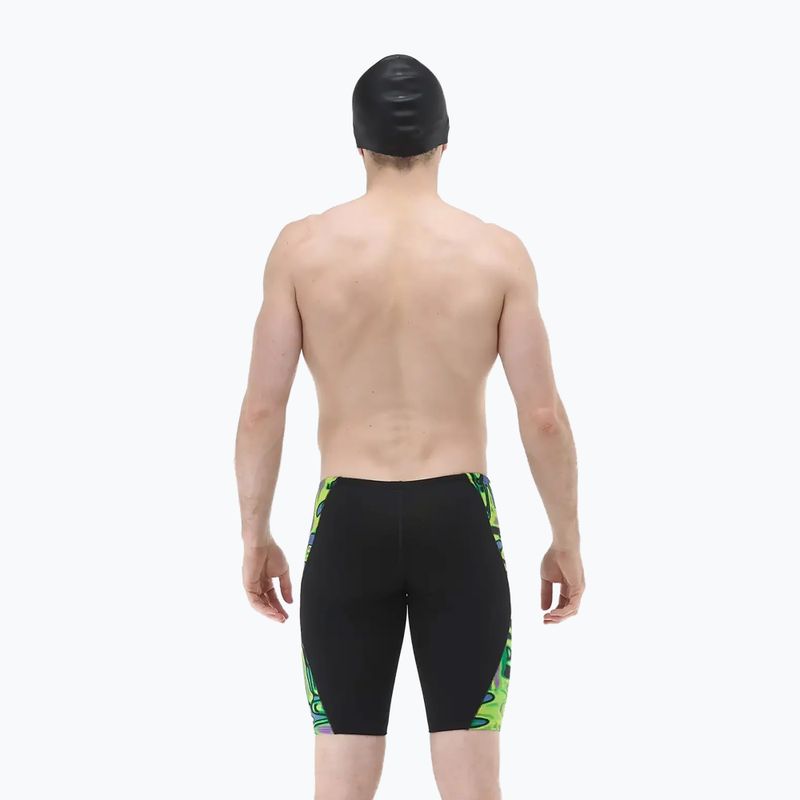 Jammer da uomo per nuoto TYR Splice Flux Jammer lime/multi 3