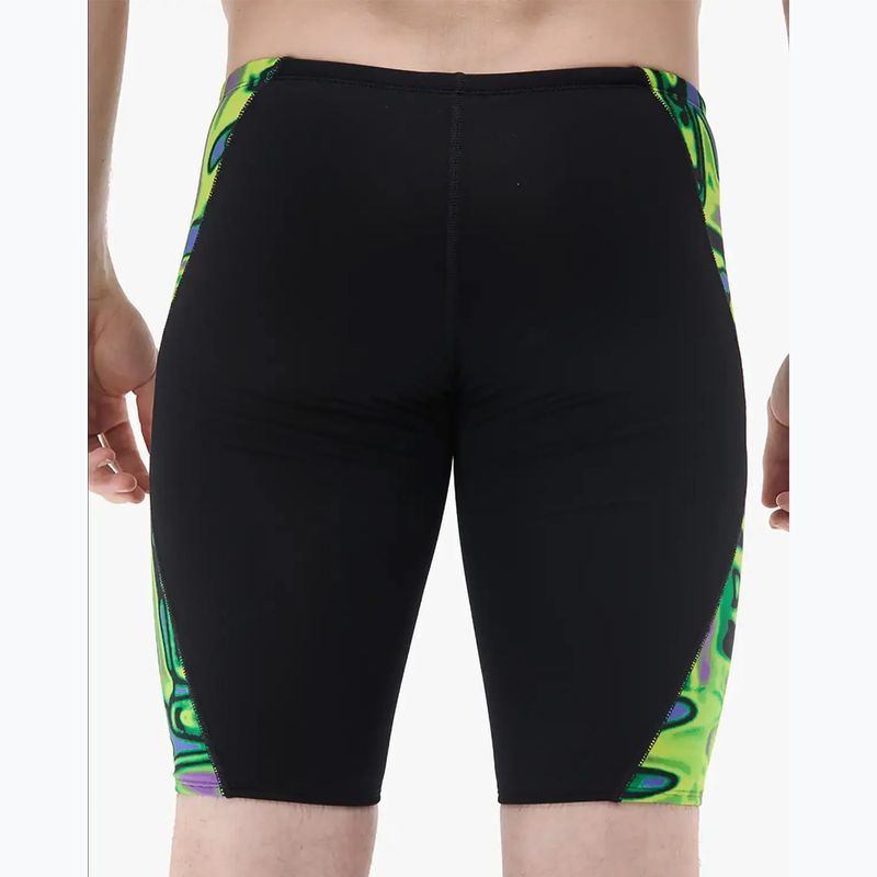 Jammer da uomo per nuoto TYR Splice Flux Jammer lime/multi 8