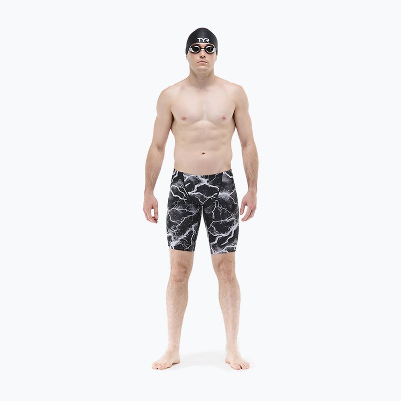 Jammer da uomo per nuoto TYR Durafast Elite Arterix Jammer titanium 2