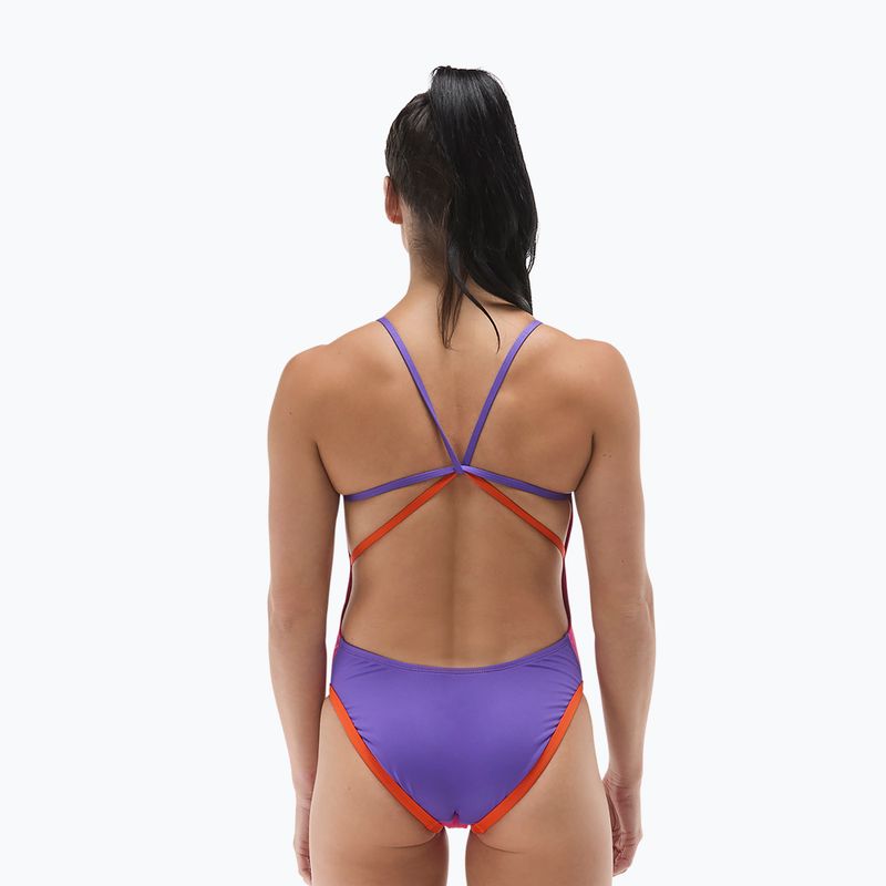 Costume da bagno intero donna Tyr Multistrap Cutoutfit Durafast Elite pink/multi 3