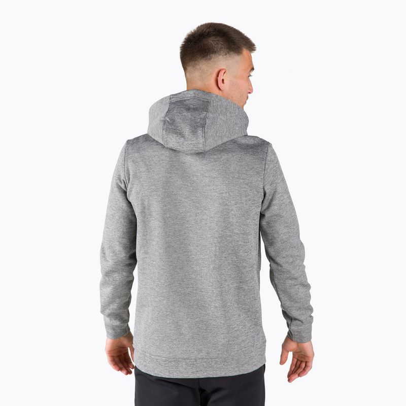 Felpa con cappuccio Nike Therma da uomo, grigio scuro, erica/nero 3