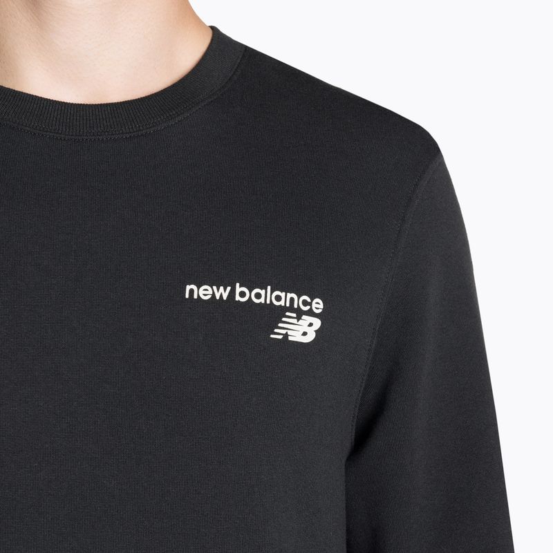 Felpa New Balance Classic Core Fleece Crew da uomo, nero 3