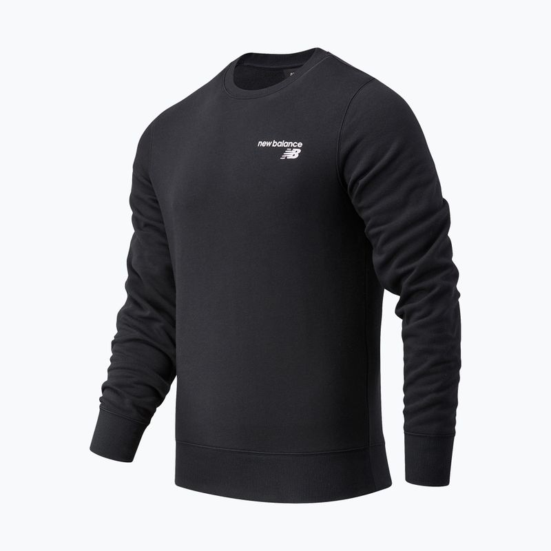 Felpa New Balance Classic Core Fleece Crew da uomo, nero 4