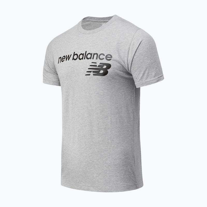 Maglietta New Balance Classic Core Logo grigio uomo