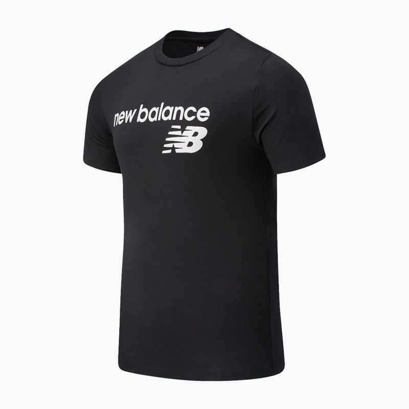 Maglietta New Balance Classic Core Logo da uomo, nero