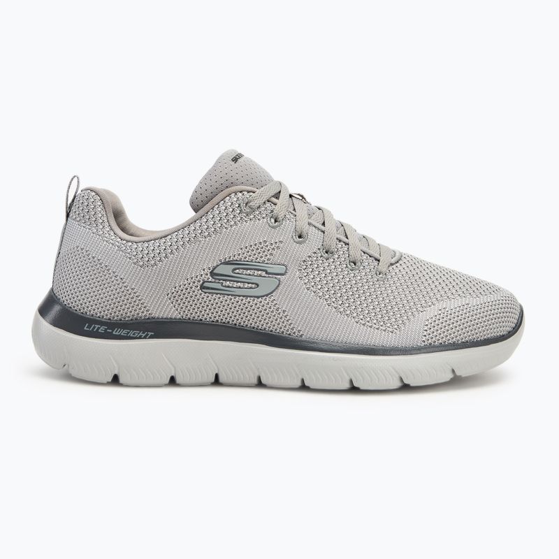 SKECHERS Summits Brisbane scarpe da uomo grigio chiaro 2