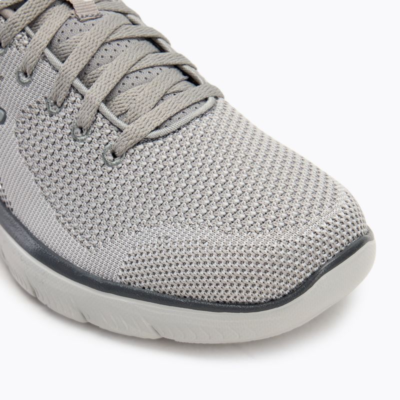 SKECHERS Summits Brisbane scarpe da uomo grigio chiaro 7