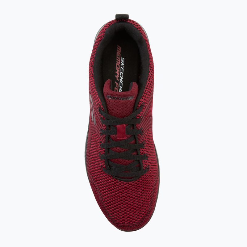 SKECHERS Summits Brisbane scarpe da uomo rosso/nero 5