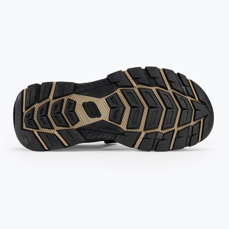 SKECHERS Tresmen Hirano sandali da uomo in cioccolato 4