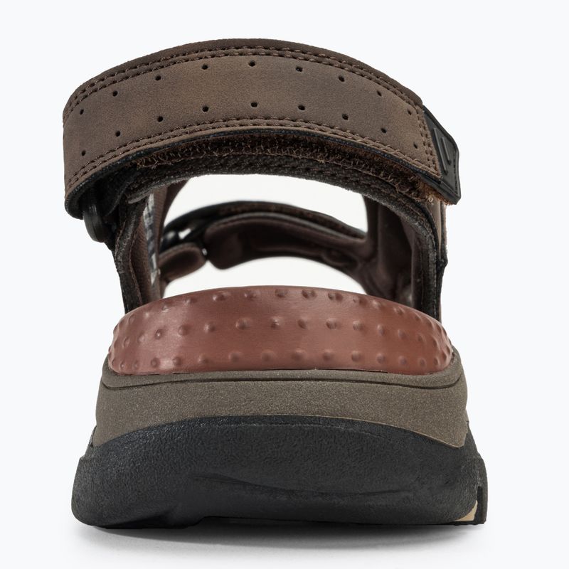 SKECHERS Tresmen Hirano sandali da uomo in cioccolato 6
