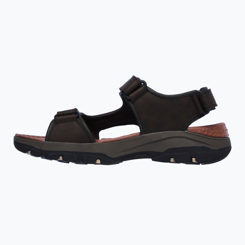 SKECHERS Tresmen Hirano sandali da uomo in cioccolato 10
