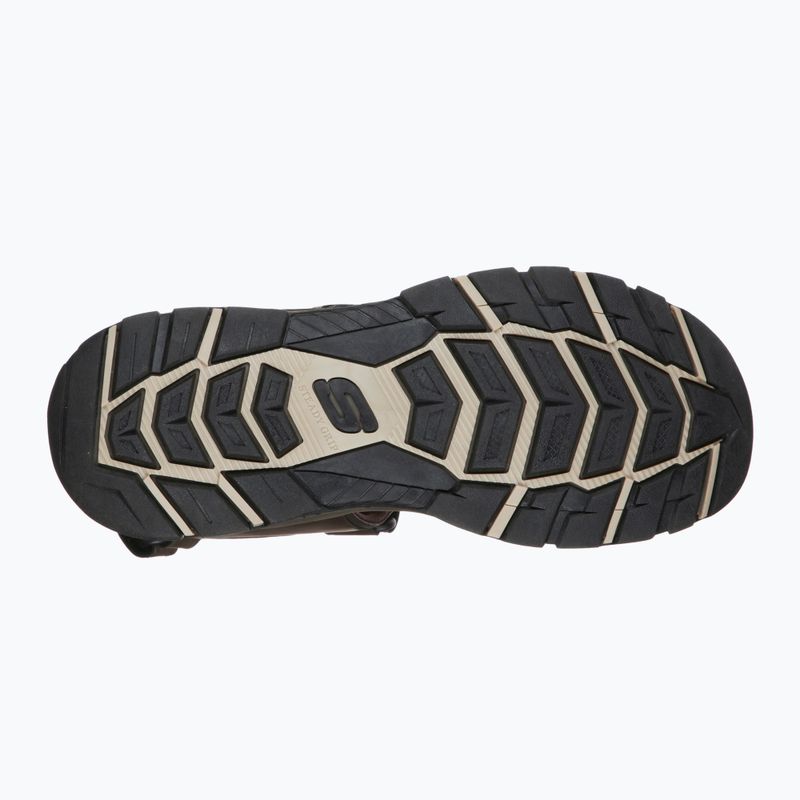 SKECHERS Tresmen Hirano sandali da uomo in cioccolato 12