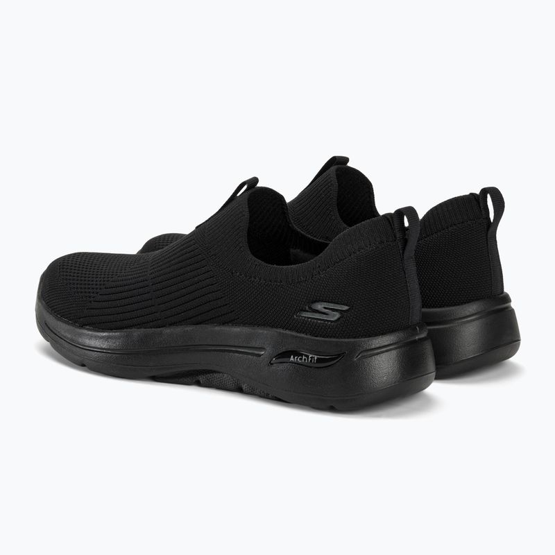 SKECHERS scarpe da donna Go Walk Arch Fit Iconic nero 3